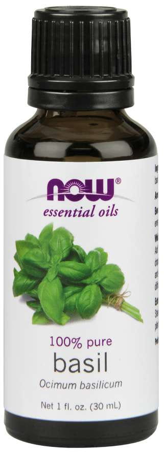 100% huile de basilic basilic 30 ml NOW FOODS