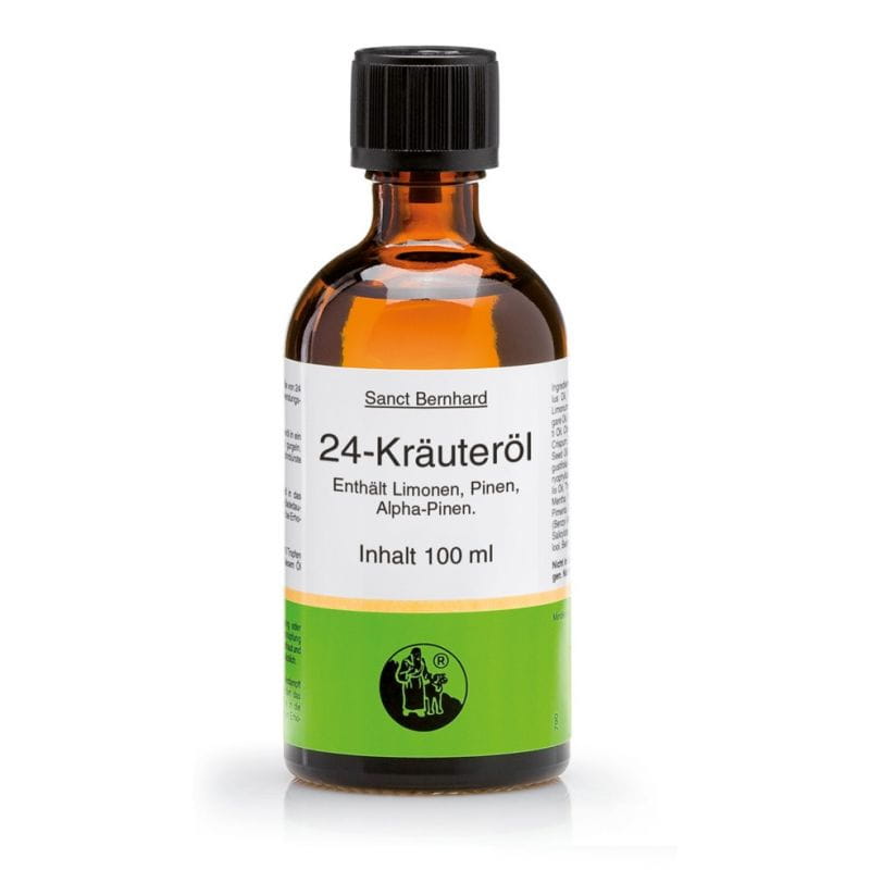 Huile essentielle 24 herbes 100% naturelle 100 ml KRAUTERHAUS SANCT BERNHARD