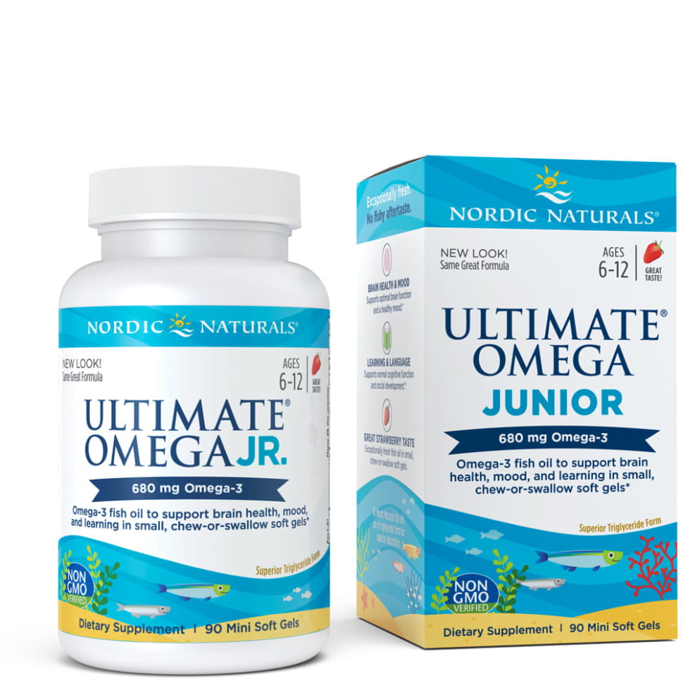 Ultime oméga junior 340 MG 90 gélules NORDIC NATURALS