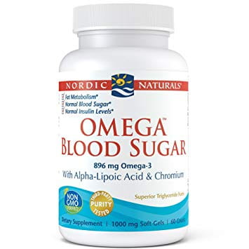 Oméga sucre sanguin 60 gélules NORDIC NATURALS