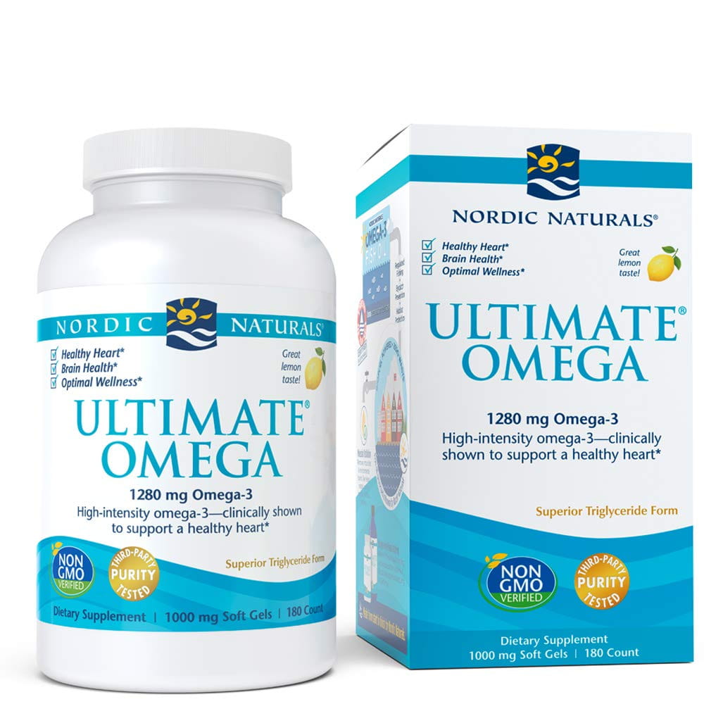 Ultime oméga 640 MG 180 gélules NORDIC NATURALS
