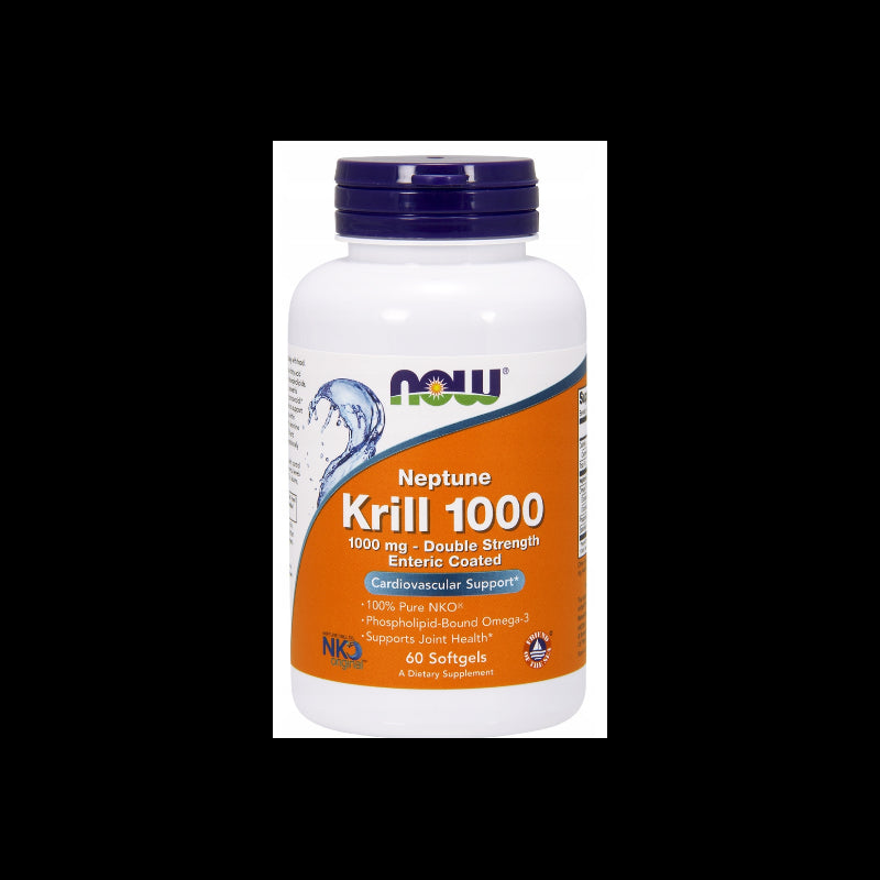 Huile de Krill 1000 MG Neptune Huile de Krill DHA EPA 60 Capsules NOW FOODS