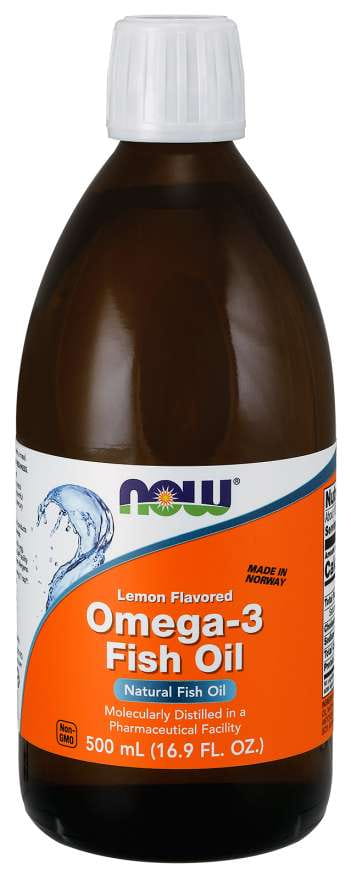 Huile de poisson OMEGA 3 500 ml NOW FOODS