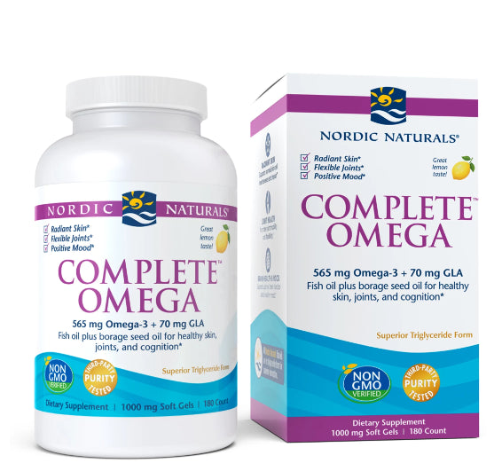 Capsules complètes d'oméga 180 de NORDIC NATURALS