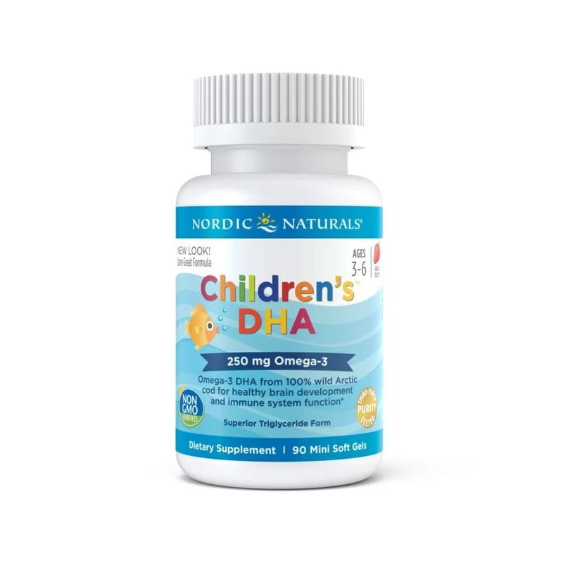 DHA pour enfants 250 MG 90 gélules NORDIC NATURALS