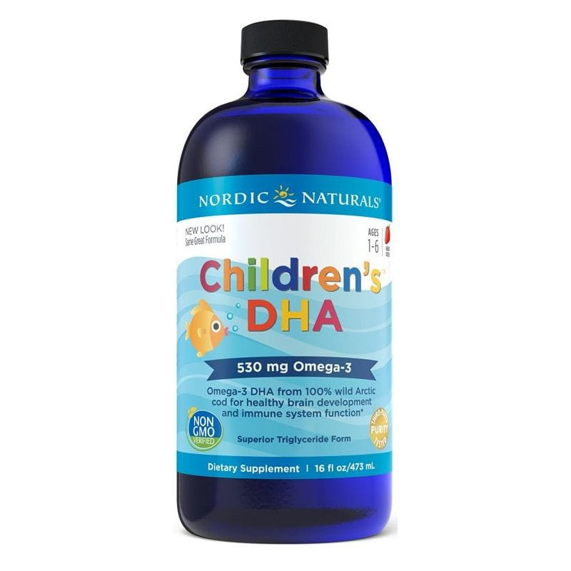 DHA pour enfants 530 MG 473 ml NORDIC NATURALS