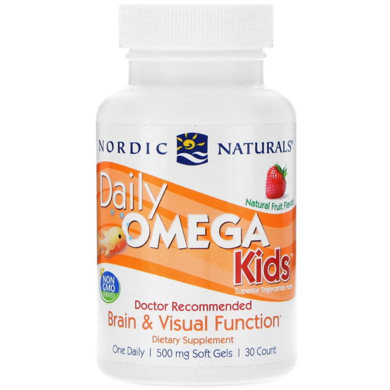 Omega Kids quotidien 30 gélules NORDIC NATURALS