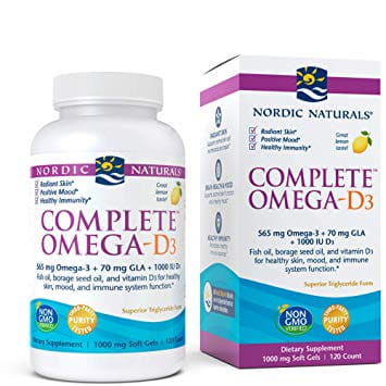 OmégaD3 complet 120 gélules NORDIC NATURALS