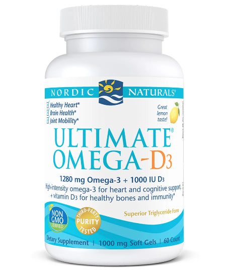 Ultime omégaD3 60 gélules NORDIC NATURALS