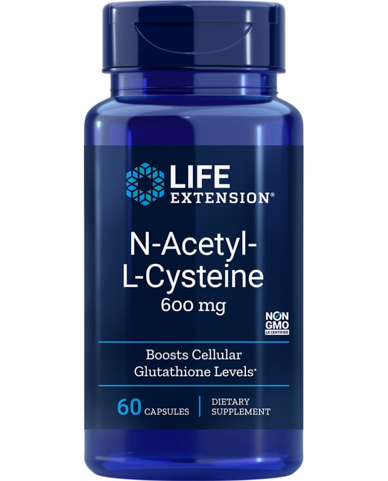 NAC nacétyllcystéine 60 gélules PROLONGATION DE VIE