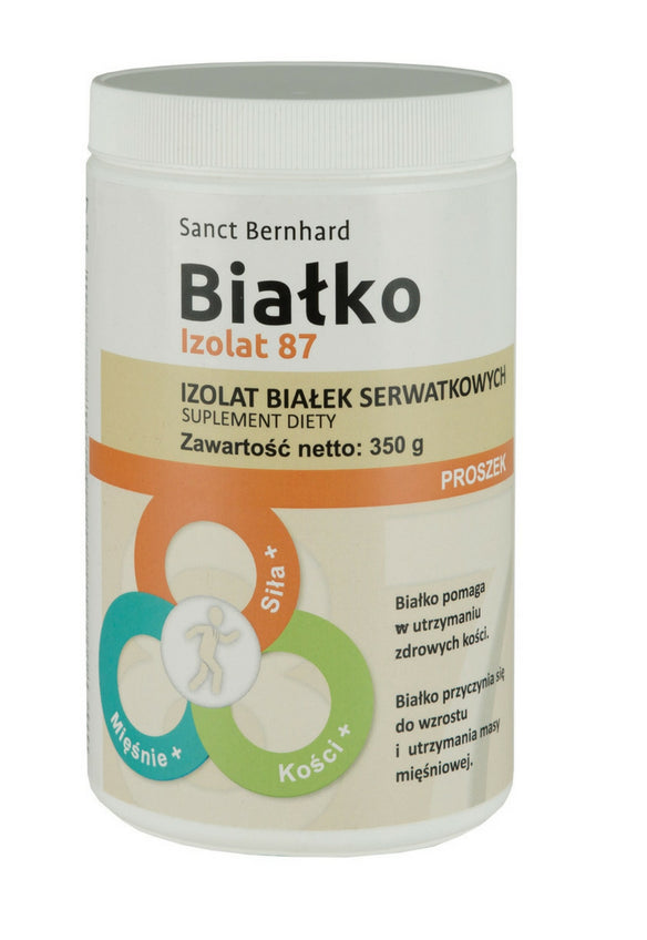Isolat de protéines 87 Isolat de protéines de lactosérum 350 g KRAUTERHAUS SANCT BERNHARD