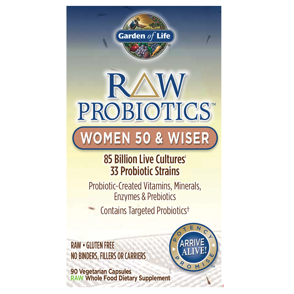 Raw probioTICS femmes 50 & plus sages 90 gélules JARDIN DE LA VIE