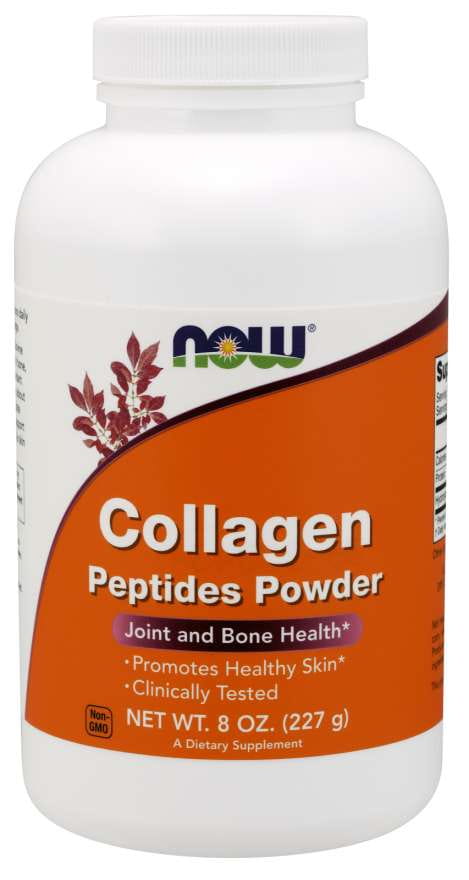 Poudre de peptides de collagène 227 g NOW FOODS