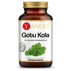 Extrait de Gotu kola 10% saponines triterpéniques 100 gélules YANGO