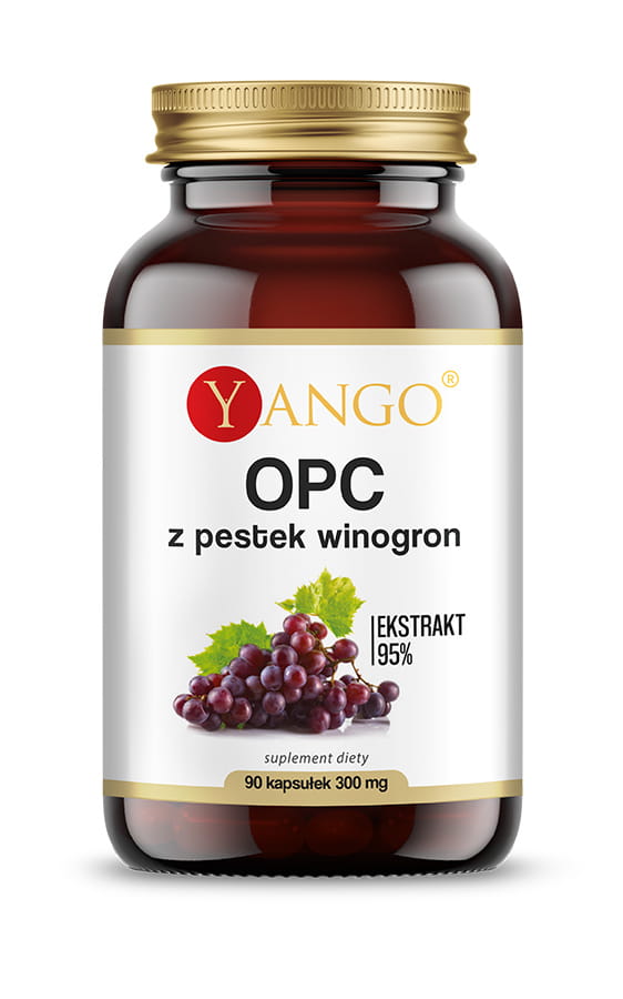 Opt 95% extrait de pépins de raisin 90 gélules YANGO