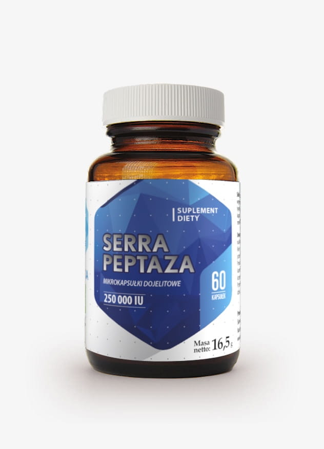 Serrapeptase 250 000 spu 60 gélules HEPATICA