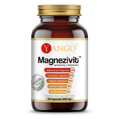 Magnezivit, vitamines et minéraux 40 gélules YANGO