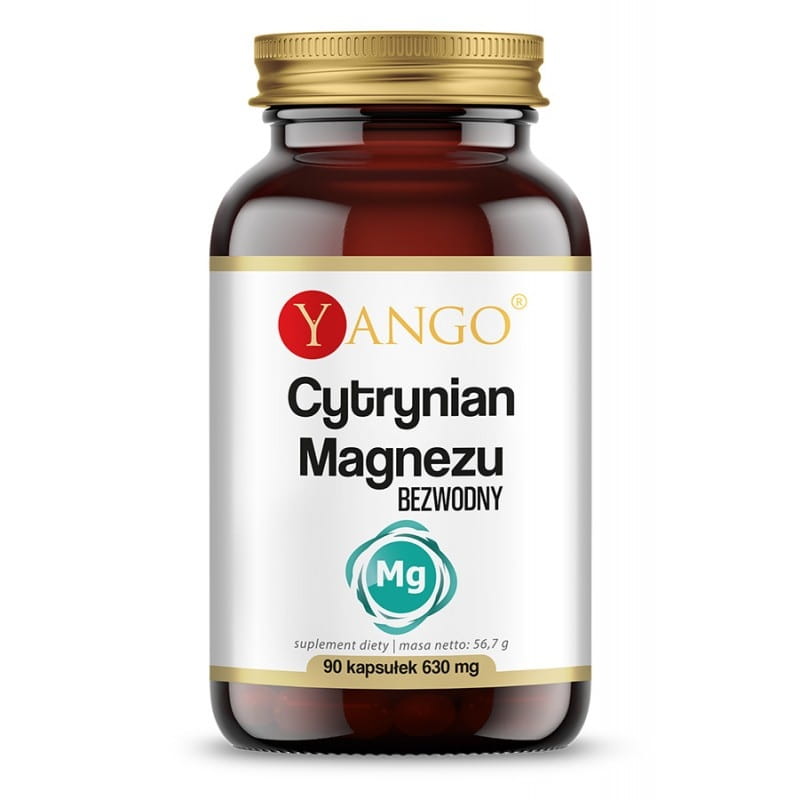 Citrate de magnésium anhydre 90 gélules YANGO