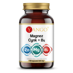 Magnésium, zinc et vitamine B6 90 gélules YANGO