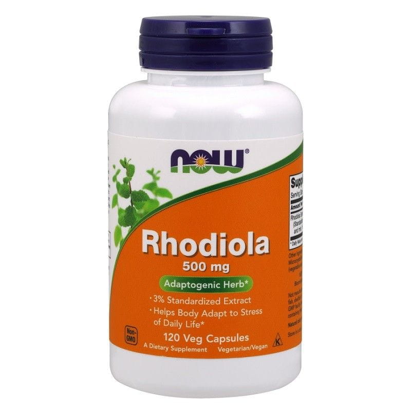 Rhodiola rosea Rhodiola rosea 500 MG 120 gélules NOW FOODS