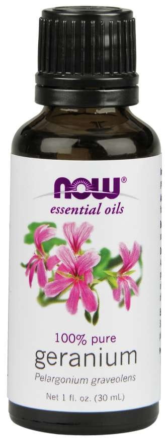 100% huile de géranium géranium 30 ml NOW FOODS