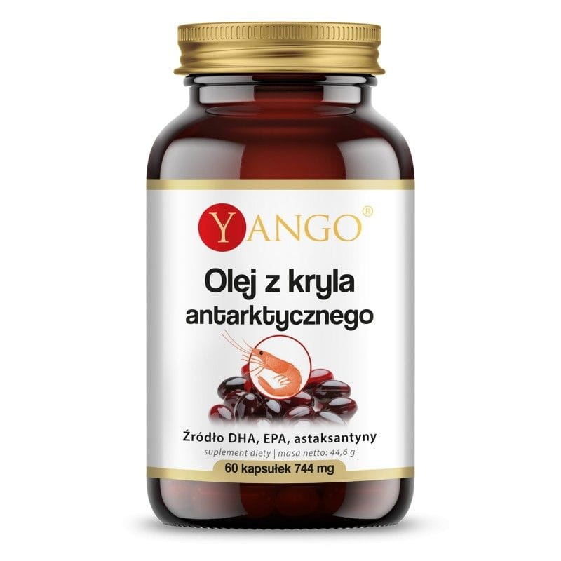 Huile de Krill Antarctique 500 MG 60 gélules YANGO