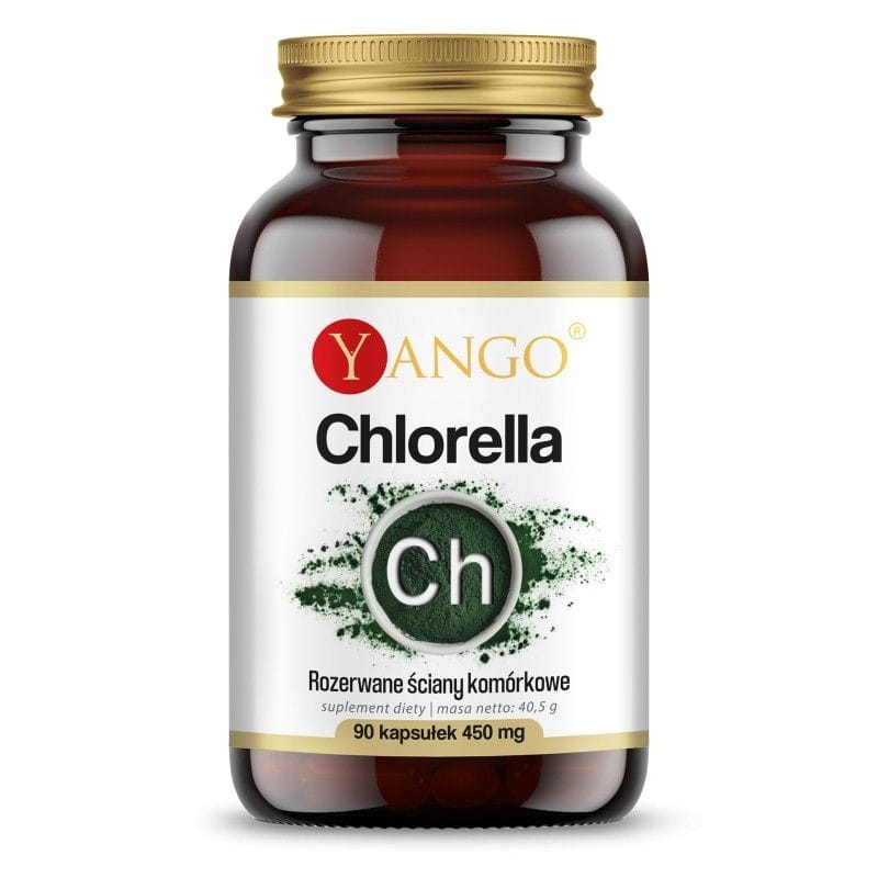 Chlorella parois cellulaires brisées 90 gélules YANGO