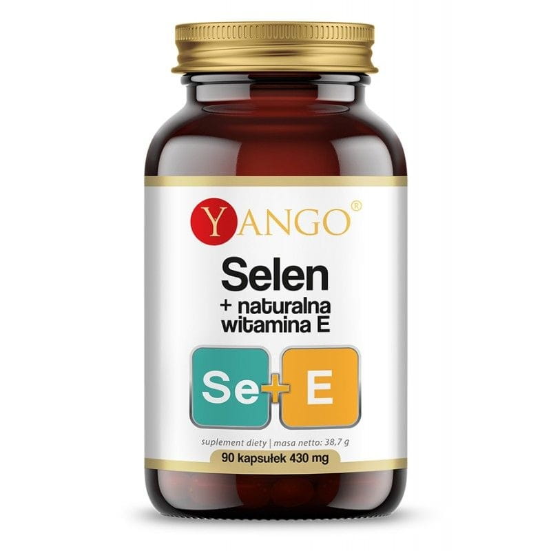 Sélénium et vitamine E naturelle 90 gélules YANGO