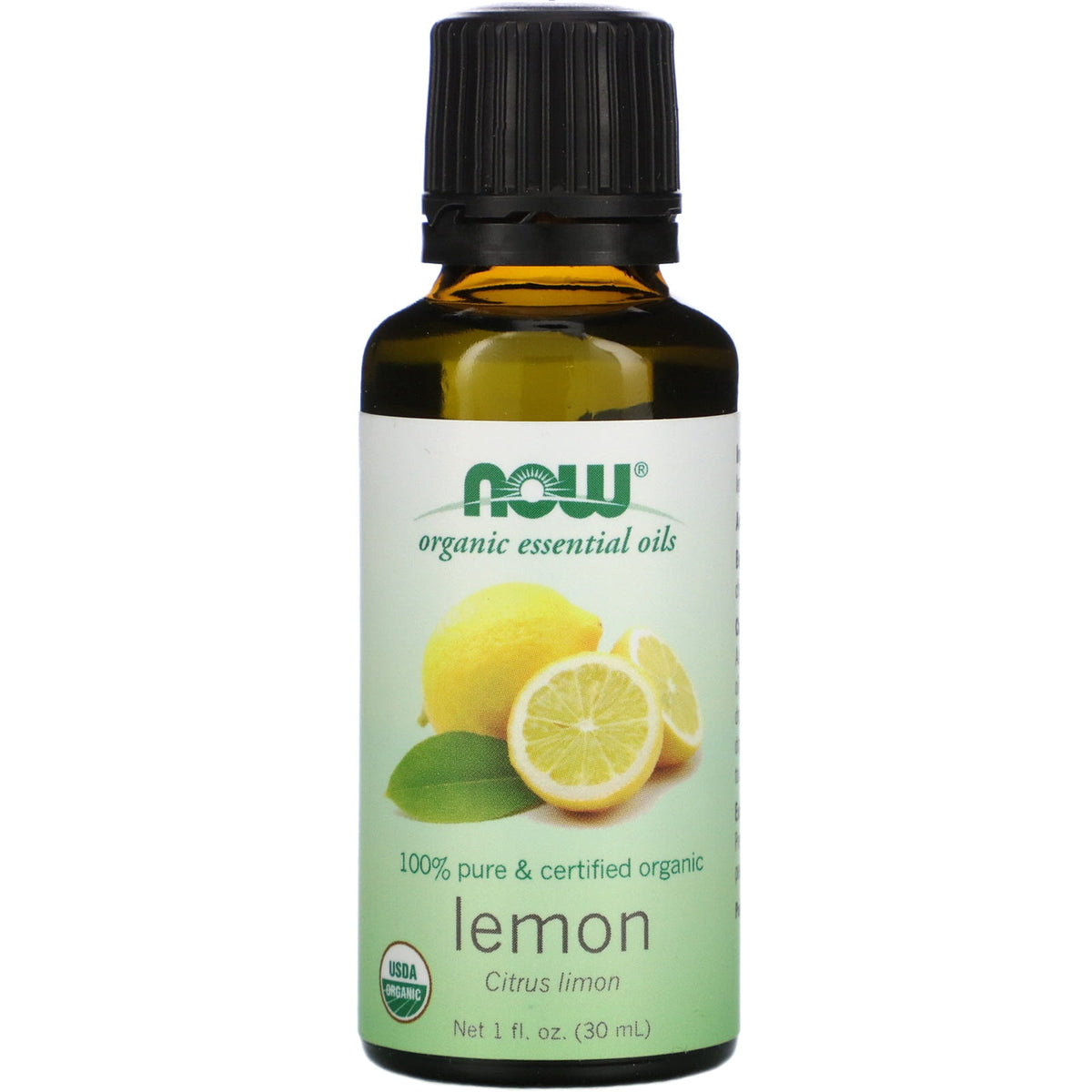 100% huile de citron citron certifié biologique 30 ml NOW FOODS