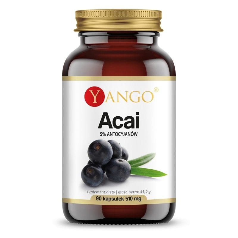 Extrait d'açai 5% anthocyanes 420 MG 90 gélules YANGO