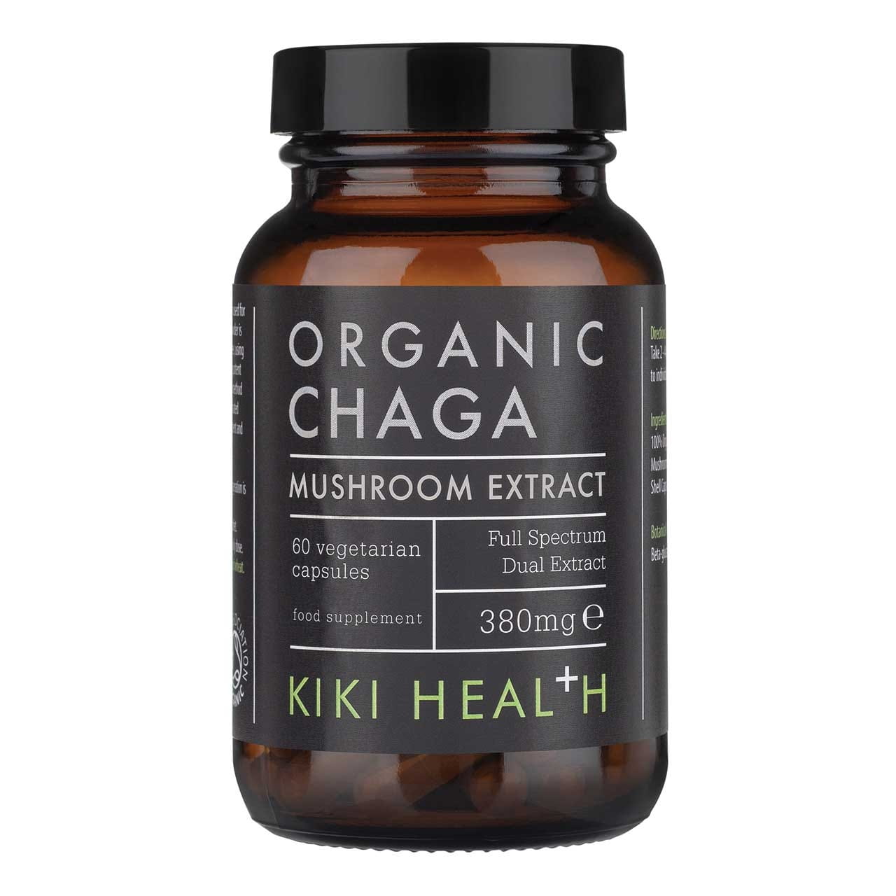Extrait de champignon Chaga 60 gélules KIKI HEALTH