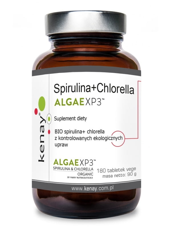 Spiruline et chlorelle alguesxp3 180 comprimés KENAY