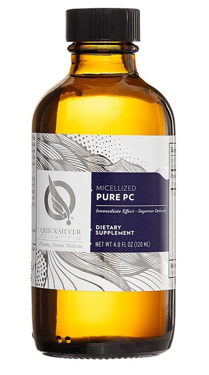 Phosphatidylcholine pc pure micellisée 120 ml QUICKSILVER SCIENTIFIC