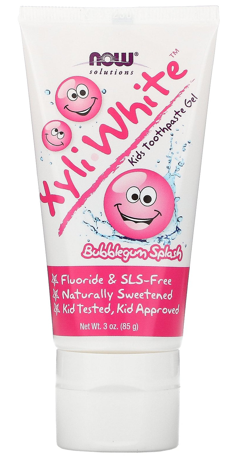 Dentifrice pour enfants xyliwhite ™ bubblegum splash gel dentifrice 85 g NOW FOODS