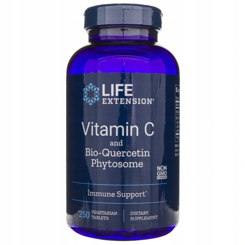 Vitamine C et bioquercétine phytosome 250 comprimés PROLONGATION DE VIE