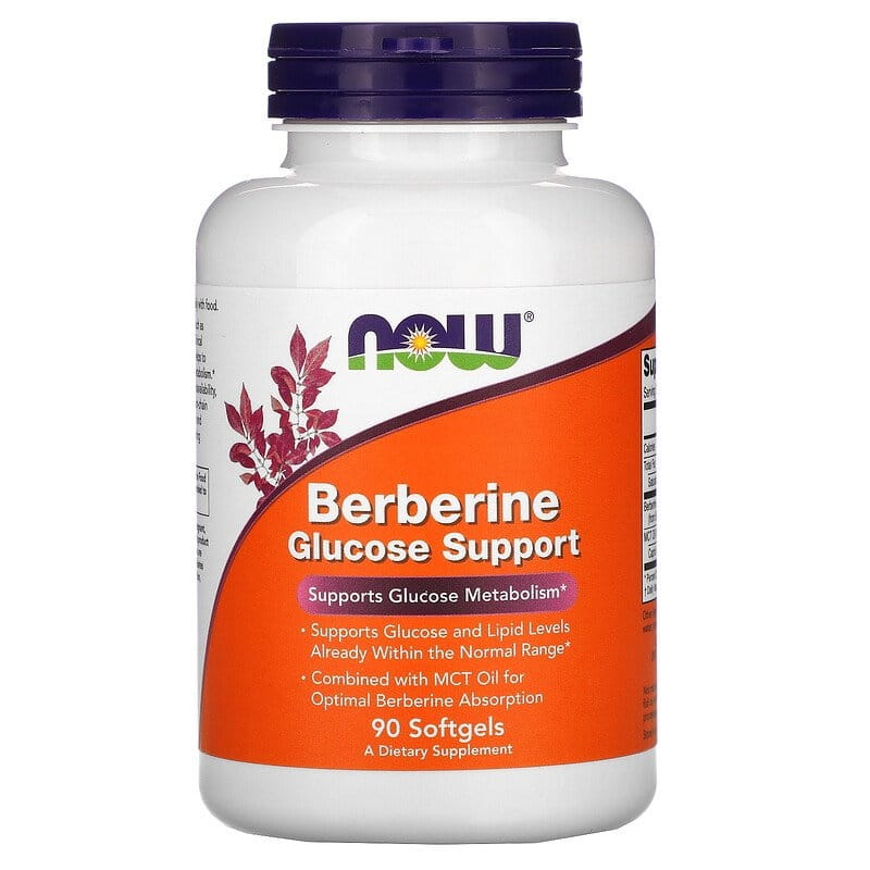 Berbérine support de glucose berbérine 90 gélules NOW FOODS