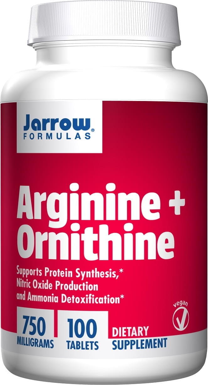 Arginine + ornithine 100 comprimés FORMULES JARROW