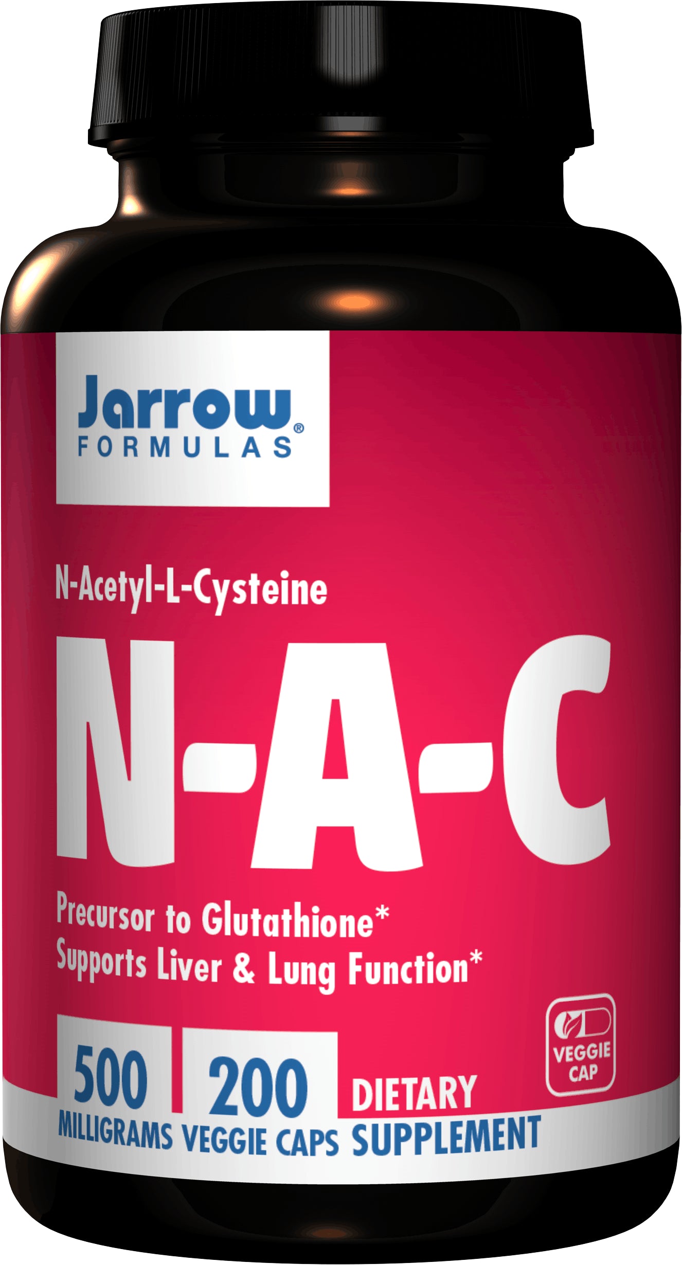 NAC n - acétyl - l - cystéine 500 MG 200 gélules FORMULES JARROW