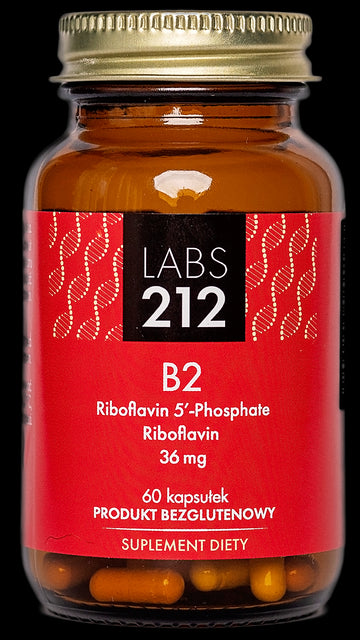 Vitamine B2 riboflavine 5' - phosphate + riboflavine 60 gélules LABS212