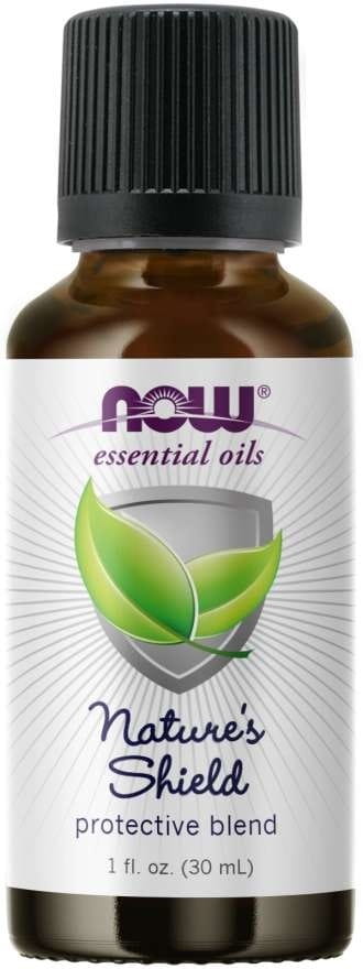 Huile essentielle de mélange protecteur Nature's shield 30 ml NOW FOODS ESSENTIAL HOIL