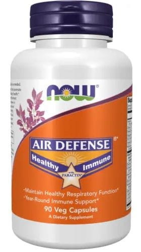 Assistance respiratoire Air Defense 90 gélules NOW FOODS