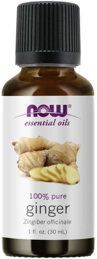 Huile essentielle 100% gingembre 30 ml NOW FOODS HUILES ESSENTIELLES