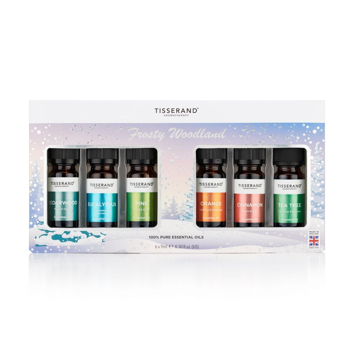 Coffret de 6 huiles essentielles des bois givrés 6 x 9 ml TISSERAND