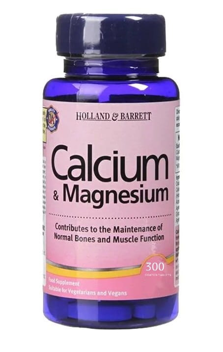 Calcium et Magnésium Calcium & Magnésium 300 comprimés HOLLAND & BARRETT