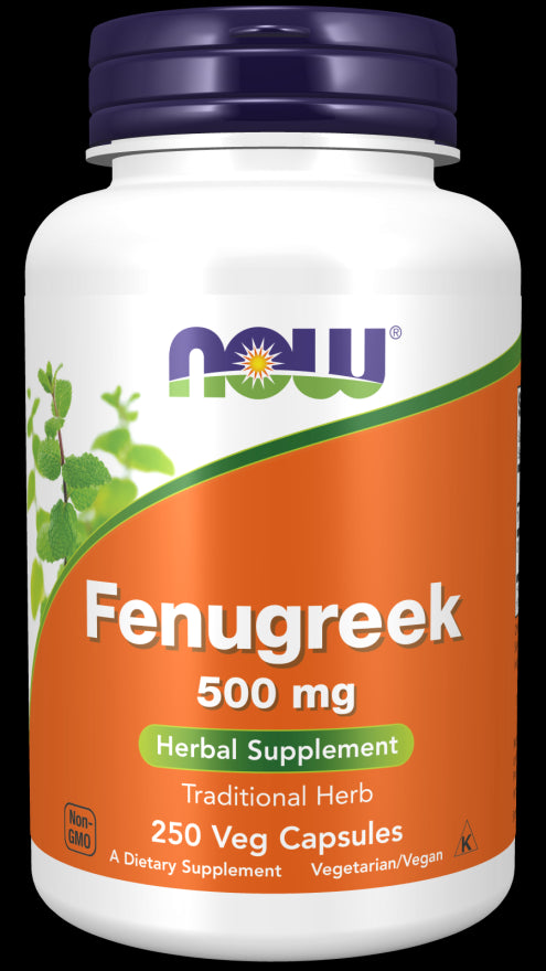 Fenugrec fenugrec 500 MG 250 gélules NOW FOODS