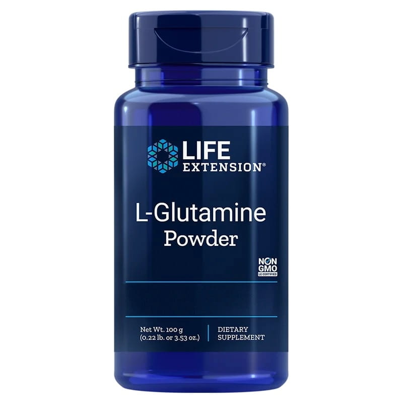 Poudre de glutamine L - poudre de glutamine 100 g LIFE EXTENSION