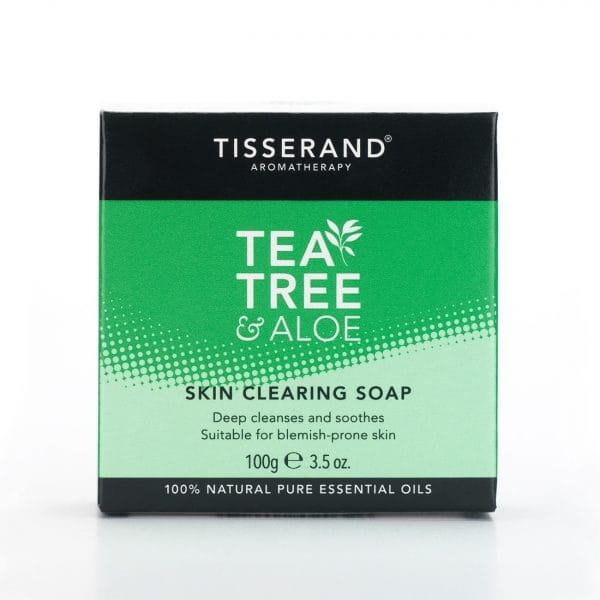 Savon nettoyant pour la peau arbre à thé & aloès 100g TISSERAND