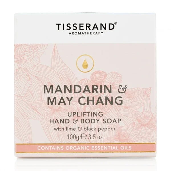 Mandarine & verveine exotique mandarine & may chang savon mains & corps vivifiant 100 g TISSERAND