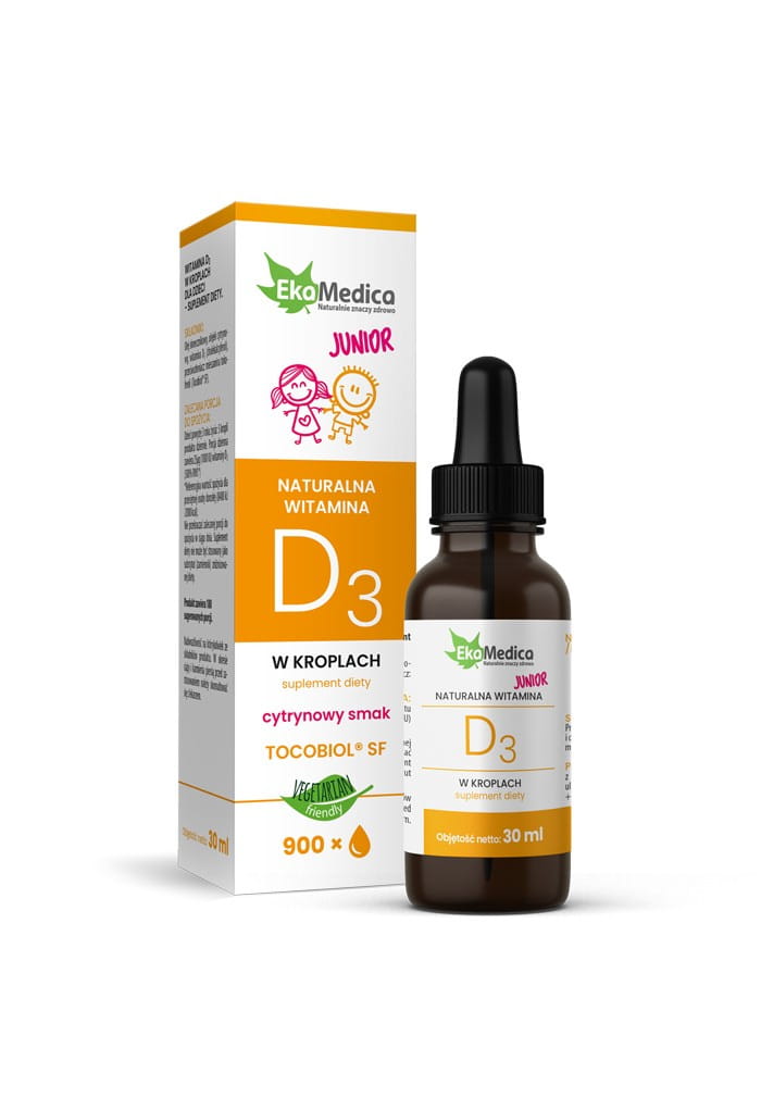 Vitamine D3 junior pour enfants 30 ml EKAMEDICA
