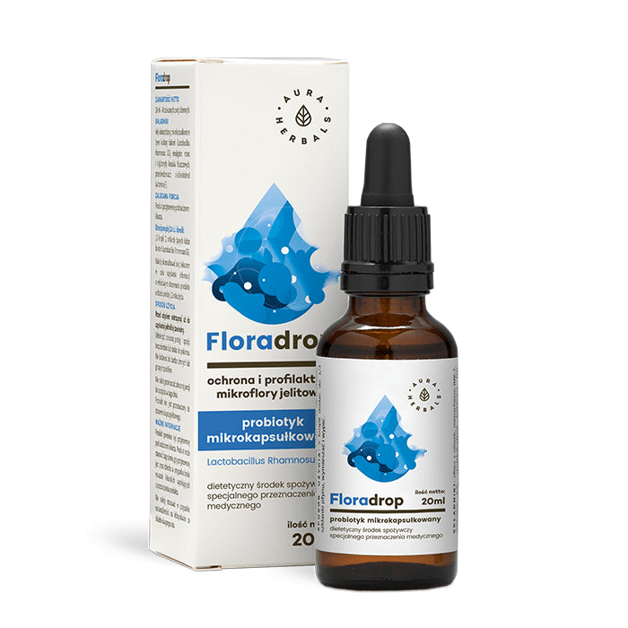 Floradrop lactobacillus rhamnosus gg Gouttes probiotiques 20 ml AURA HERBALS